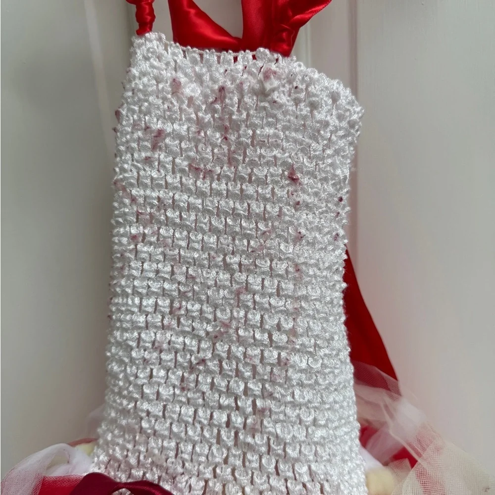 Disney 3T Girls Toy Story Forky Red and White Halloween Tutu Costume Dress - Picture 2 of 6